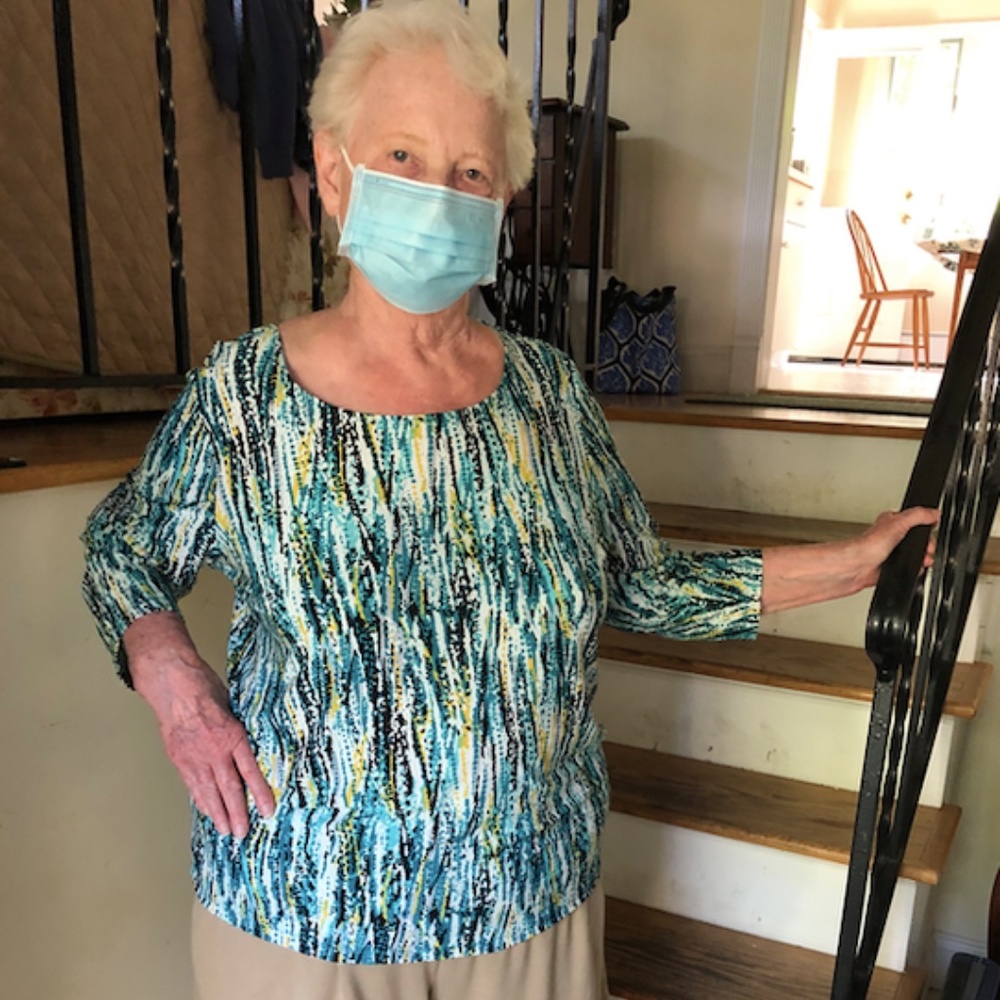 multi colored zig-zag formal blouse